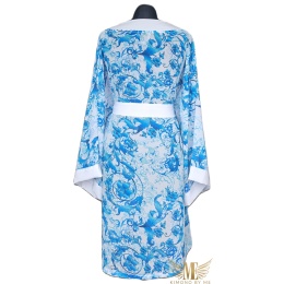 Krótkie kimono damskie szyfon