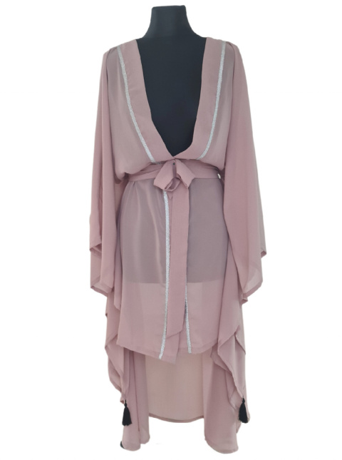 Kimono Abu Zabi pink maxi