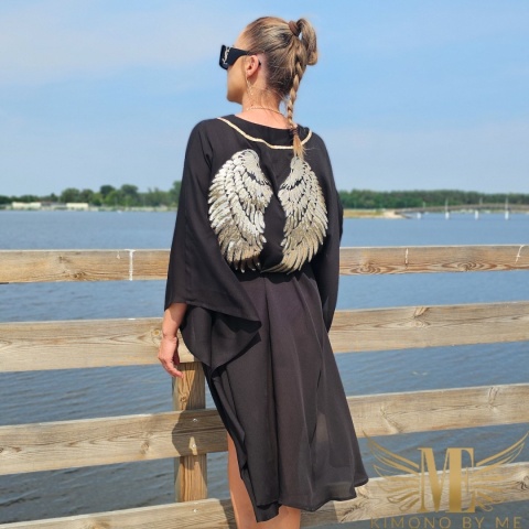 DUBAJ MIDI – Asymetryczne Skrzydłami | KIMONO BY ME