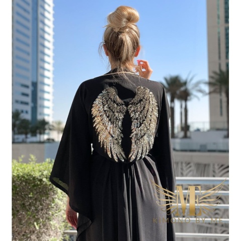 asymetryczne kimono DUBAJ GOLD