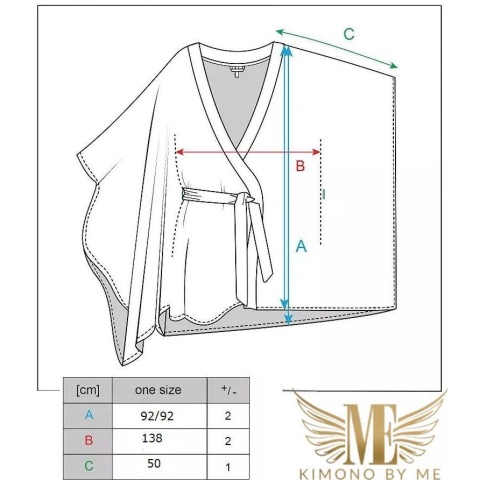 DUBAJ MINI Kimono plażowe ze złotym tygrysem