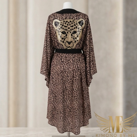 TANZANIA MIDI – Asymetryczne Kimono Plażowe